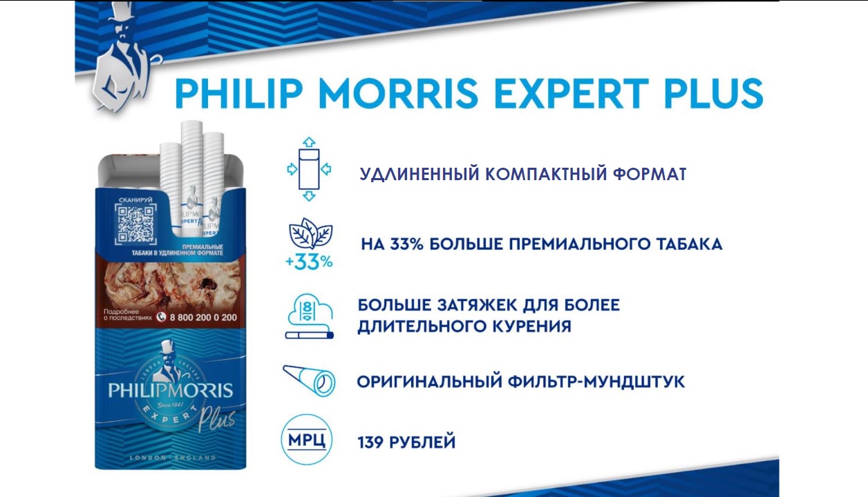 Сигареты Philip Morris Expert Plus
